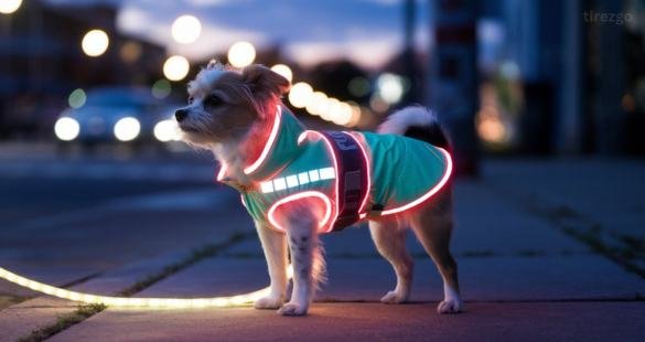 neon light outfits for dogs