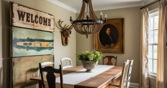 Incorporate Vintage and Antique Art