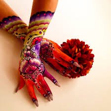 Free hand Body Painting