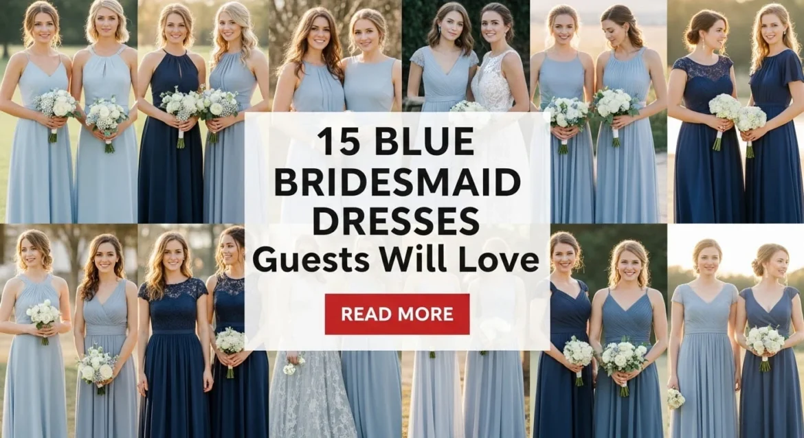 15 Blue Bridesmaid Dresses Guests Will Love