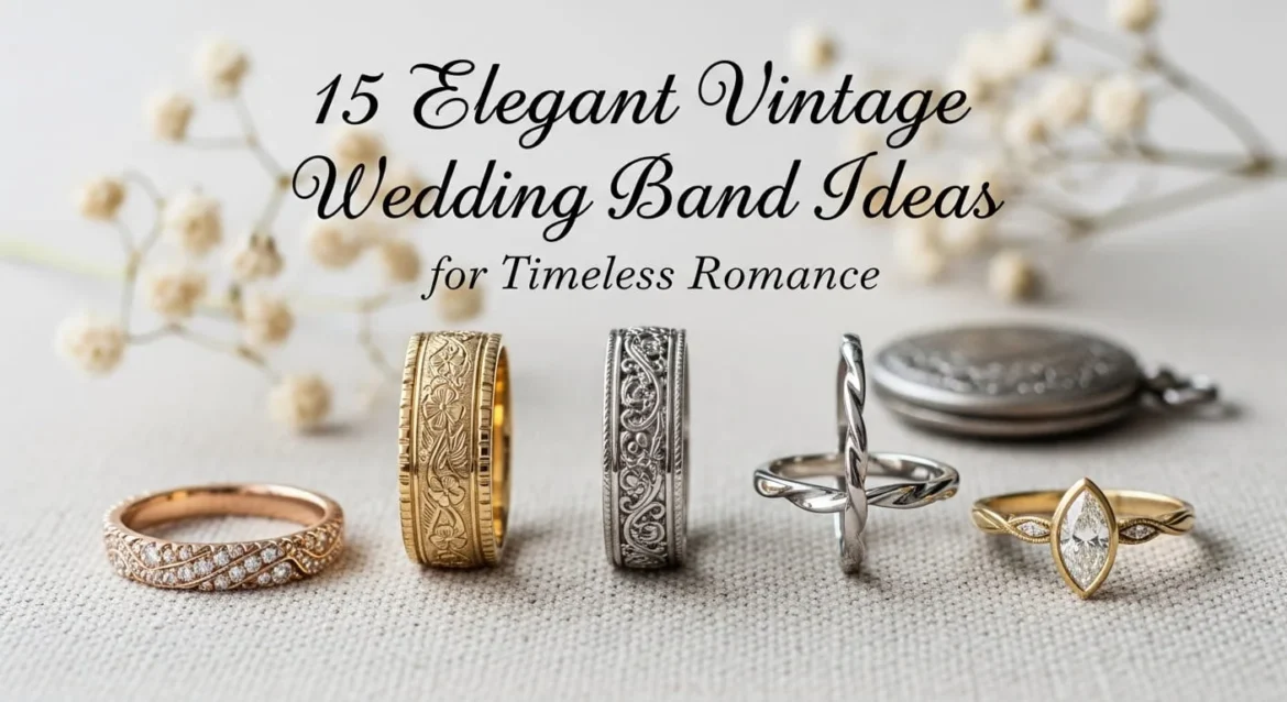 15 Elegant Vintage Wedding Band Ideas for Timeless Romance