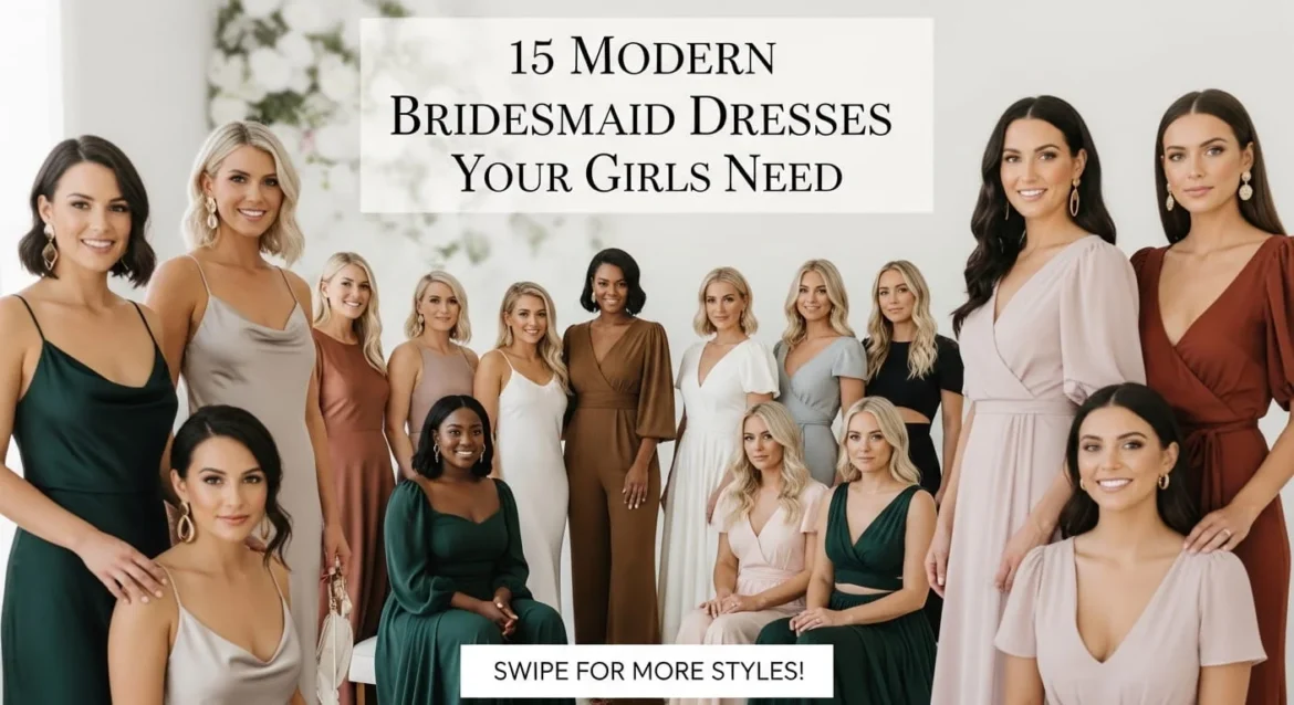 15 Modern Bridesmaid Dresses Your Girls Need