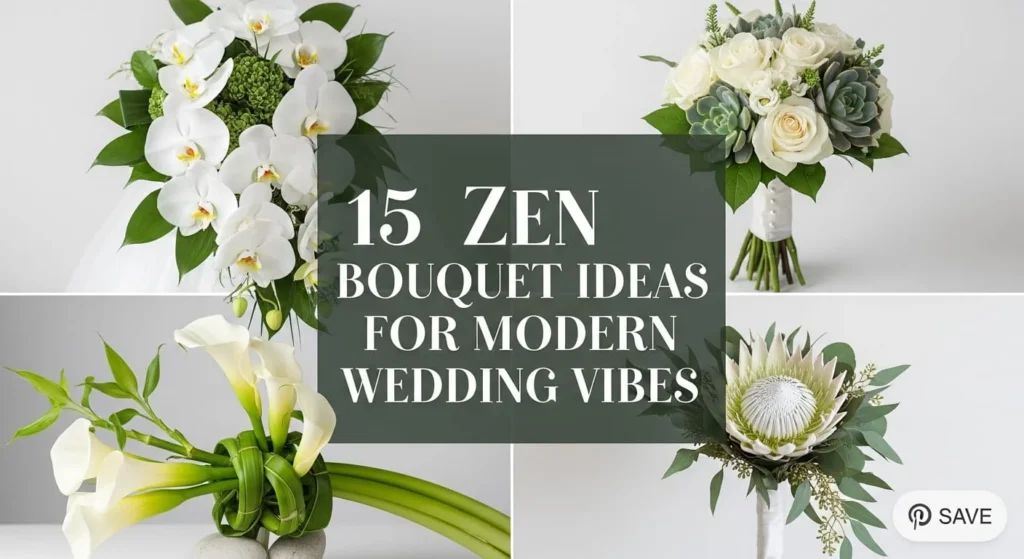 15 Zen Bouquet Ideas for Modern Wedding Vibes