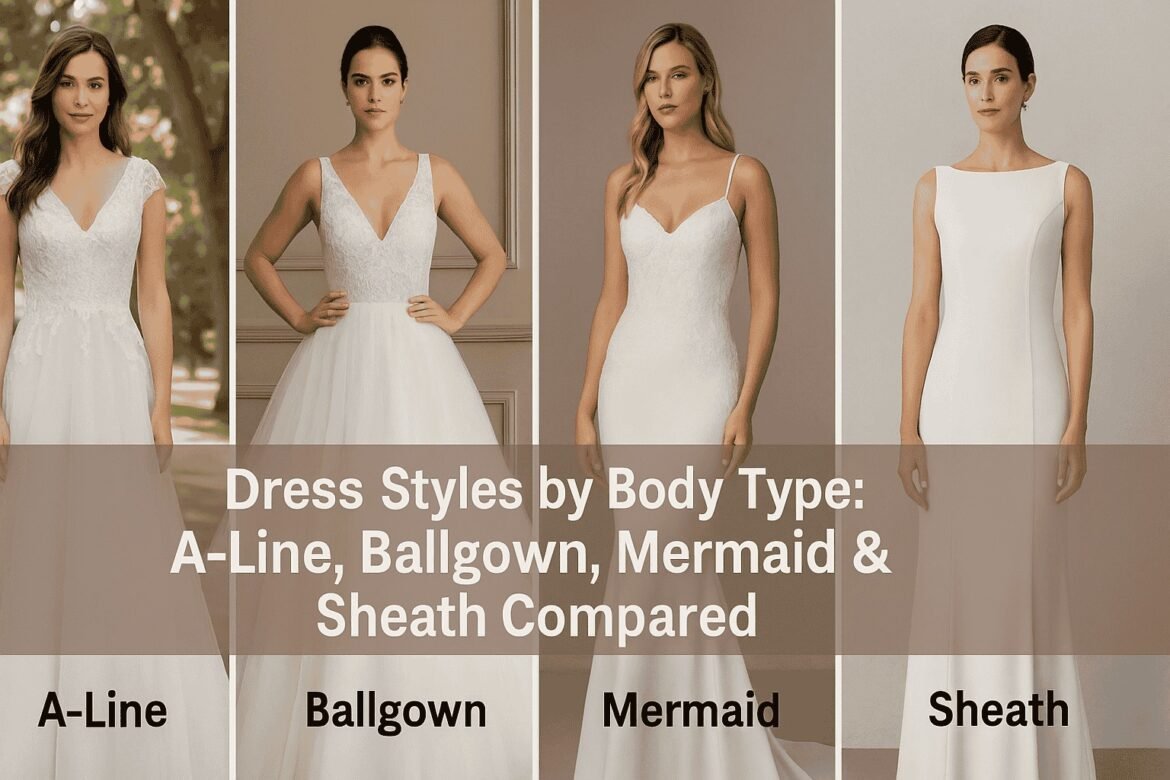 A-Line vs Ball Gown vs Mermaid: Which Wedding Dress Silhouette Suits You?